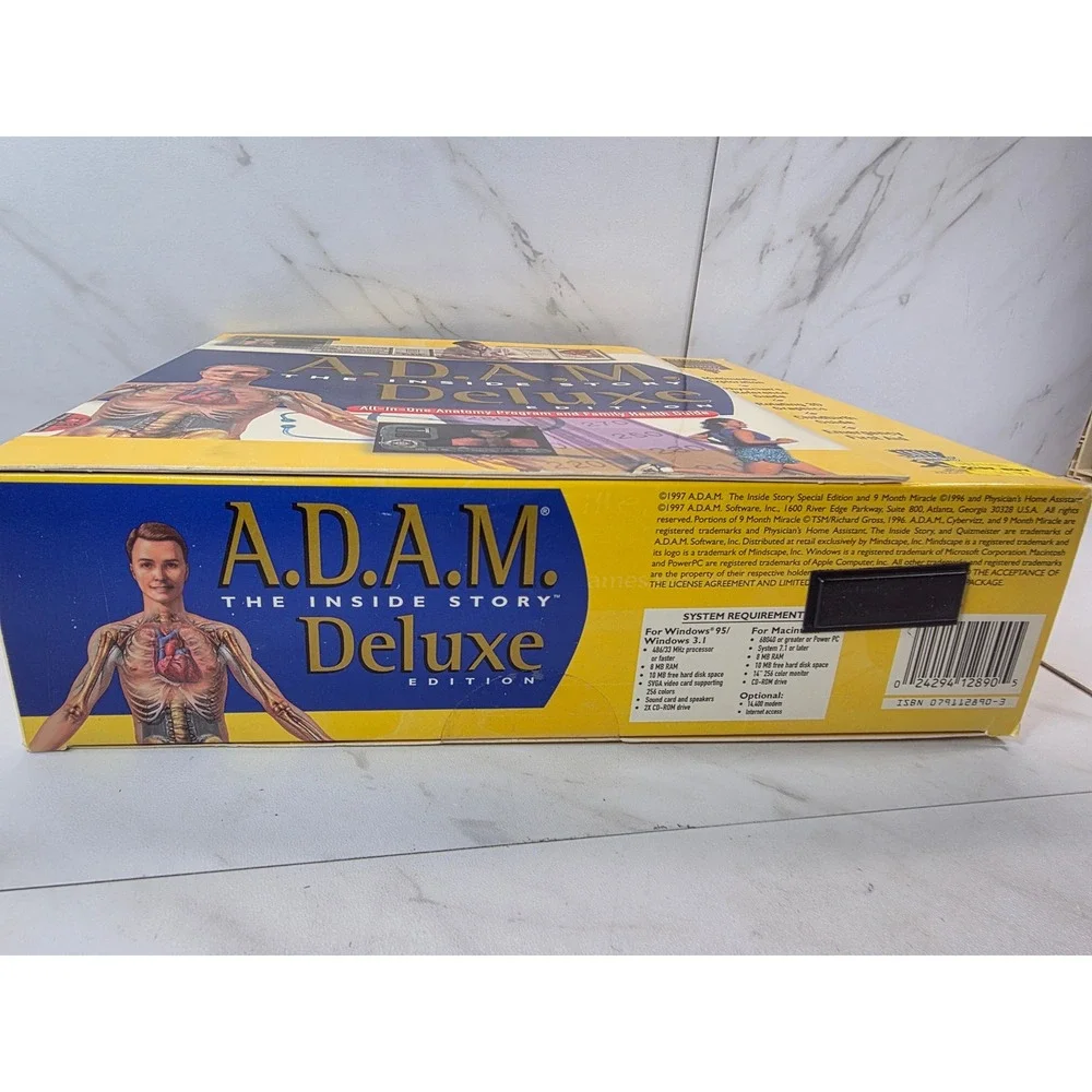 A.D.A.M. The Inside Story Deluxe Edition Anatomy Family‎ Health Guide✨NOS